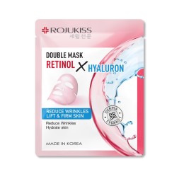 Двойная тканевая маска для лица Rojukiss с Ретинолом и Гиалуроновой Кислотой 25 мл