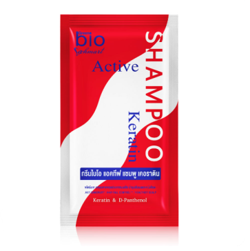 Шампунь против перхоти с кератином и пантенолом Green Bio Active Shampoo Keratin, 25 мл