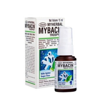 Освежающий спрей для полости рта MyHerbal Mybacin Mouth Spray, 15 мл