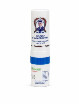 Takabb Inhaler S тайский ингалятор от заложенности носа с ментолом, камфорой и эвкалиптом