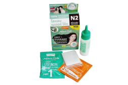 Краска-шампунь для волос Lolane Nature Code N2 Dark Brown, 30 мл — специальное предложение