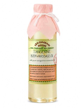 Массажное масло для тела Lemongrass House Tangerine с эфирным маслом мандарина, жожоба и сладким миндалём, 250 мл