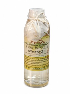 Массажное масло для тела Lemongrass House Slimming с грейпфрутом, чёрным перцем и имбирём, кокосовым маслом и жожоба, 250 мл